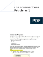 Modelo Observaciones Petroleras