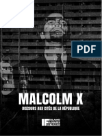 Malcolm X, Discours Aux Cités de La République