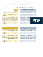 Resultados - 2º Torneio de Badminton Do AEM