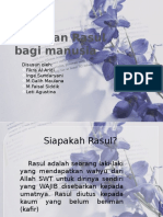 Kehadiran Rasul Bagi Manusia