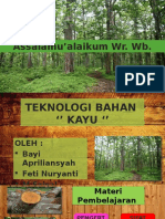 Teknologi Bahan PPT Kayu