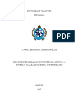 Uma Sociedade Civilizada No Princípio Da Angústia – a Contínua Dualidade No Homem Contemporâneo