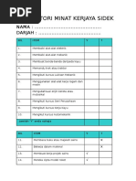 Inventori Minat Kerjaya Sidek