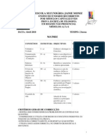 Matriz Filosofia, módulos 4 a 6, Abril 2010