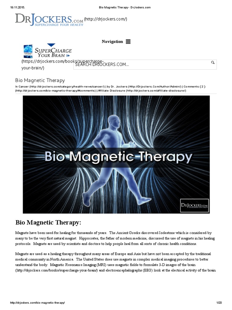 Bio Therapy DrJockers Cancer Inflammation