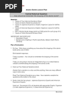 Atomic Bomb Lesson Plan