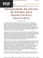 Necessidade de Estudo de Kardec Para Discernimento Doutrinário - Herculano Pires