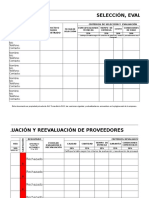 6 - Formato Seleccion, Evaluacion y Reevaluacion de Proveedores