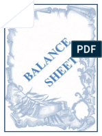 Balance Sheet