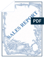 Sales Report