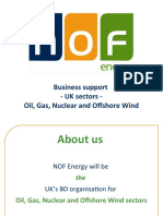 Business Support - UK Sectors - Oil, Gas, Nuclear and Offshore Wind
