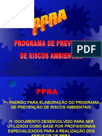 Ppra-Programa de Prevenção de Riscos Ambientais - Roteiro