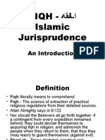 FIQH - هقفل ا Islamic Jurisprudence: An Introduction