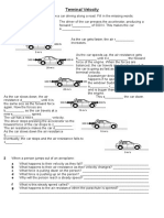 Forces - 09 - Handout Terminal Velocity