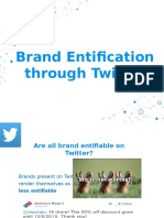 Brand Entification Through Twitter