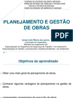 Aula Planejamento e Gestão de Obras-ISMAEL FINAL