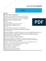 Metas Del Pip - Area Neta y Area Techada