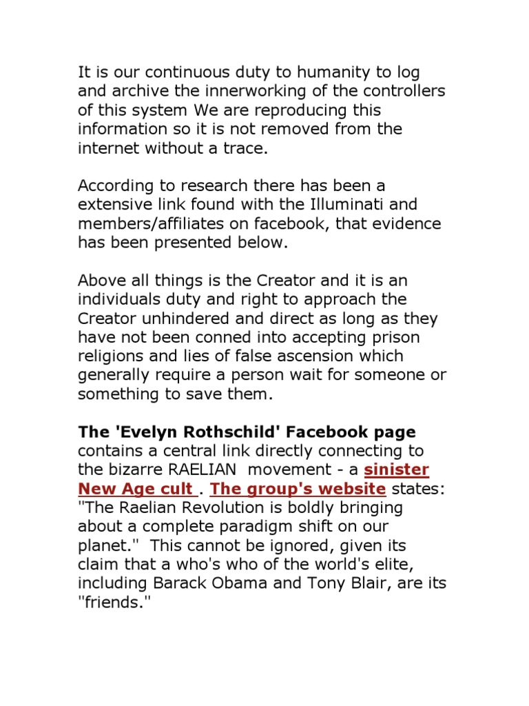 The Illuminati On Facebook Pdf Ascended Master Esotericism
