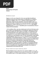 Comentario de Texto Hegel