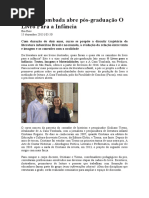 A Casa Tombada Abre Pós O Livro Para a Infância