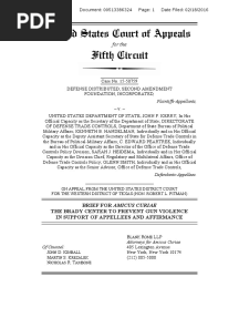 Amicus Curiae Brief From The Brady Center To Prevent Gun Violence in Support of Appellees and Affirmance
