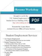 Create-a-Resume Workshop