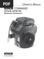 Owner's Manual Kohler CH25-CH730 en