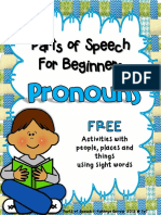 Parts of Speech Grammar For Beginners Pronouns