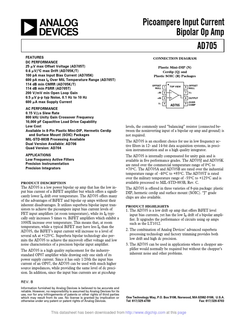 AD705J | PDF