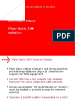 Fiber Optic SDH Solution: Use of Telecommunications in SCADA Systems