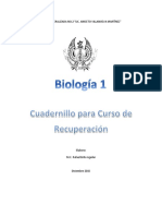 Cuadernillo Curso de Recuperación Biologia I