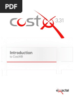 Introduction To CostX