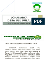 Lokakarya Desa Ulu Pulau