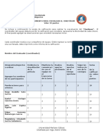 Instrumento para Coevaluación Del Cinefórum