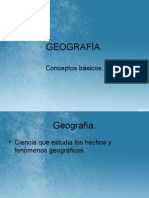 Geografia. Conceptos Basicos.