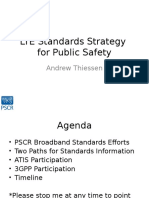 LTE Standards Strategy For Public Safety: Andrew Thiessen