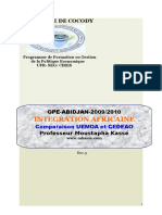 Gpe_doc 5-Comparaison Uemoa Cedeao