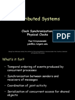 Clock Synchronization Notes