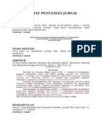 Format Penulisan Jurnal