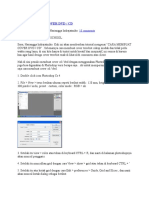 Cara Membuat Cover DVD