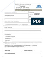 ADM FORM 009 Customer Registration Form