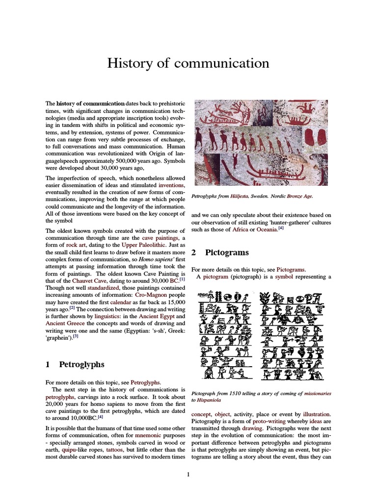 Evolution of Human Communication | PDF | Writing | Encodings