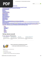 Download Tell Me About Yourself by ANKIT JINDAL SN299749735 doc pdf