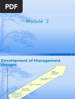 Development of Management Thought