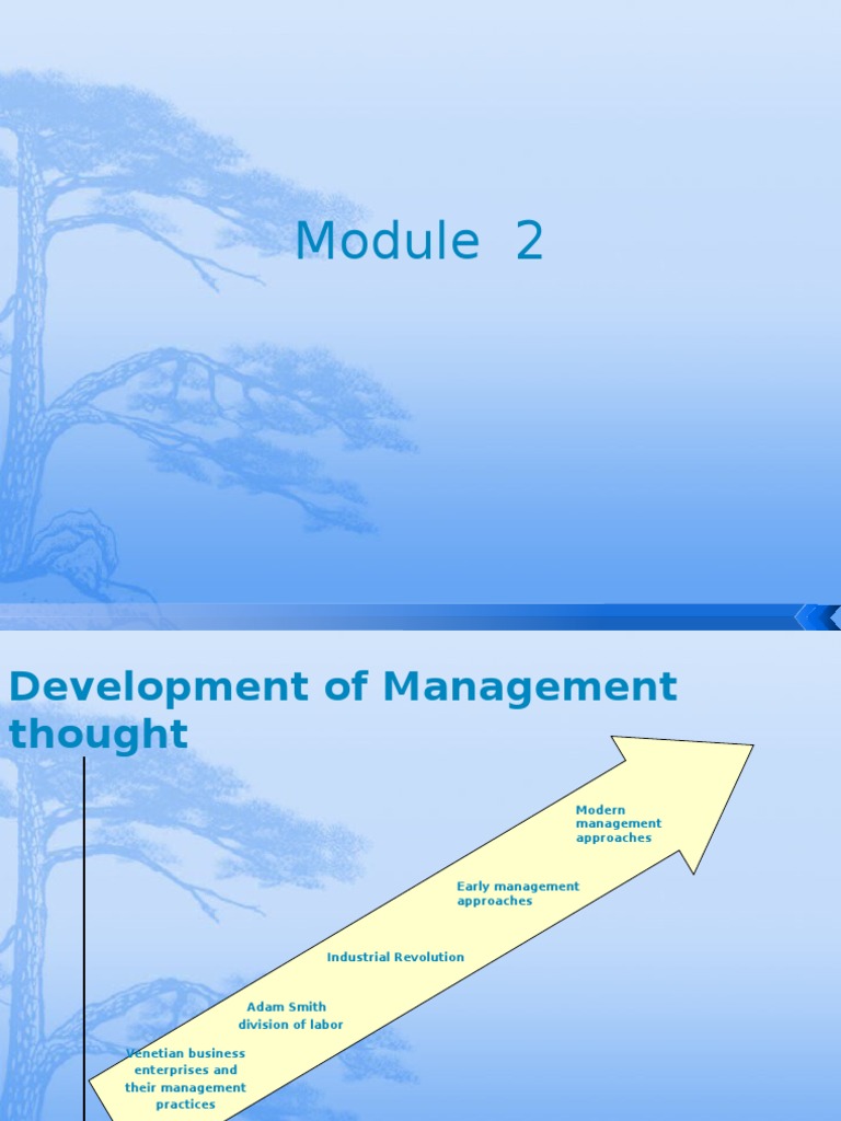 Evolution of Management Thought | PDF | Theory | Social Group