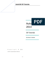 AutoCAD Tutorial 3D