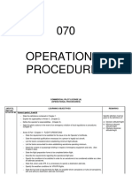 Lo 070 Operational Procedures Jan 03