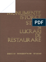 Monumente Istorice Studii Si Lucrari de Restaurare 1964