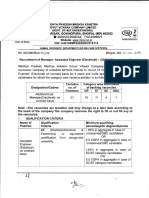 Notification MPMKVVCL Assistant Engineer Posts 1