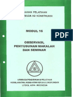 Modul 16. Observasi, Penyusunan Makalah Dan Seminar